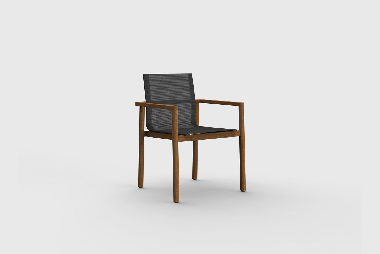 Greenwich Batyline Dining Armchair Stackable Teak